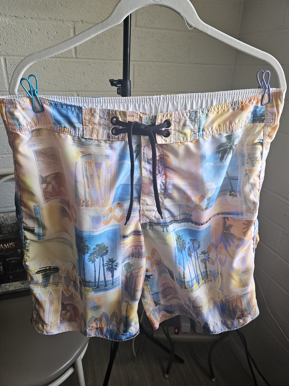 Old Navy Men's M Tropical Hawaiian Swim Trunks Board Shorts Beach Vacation